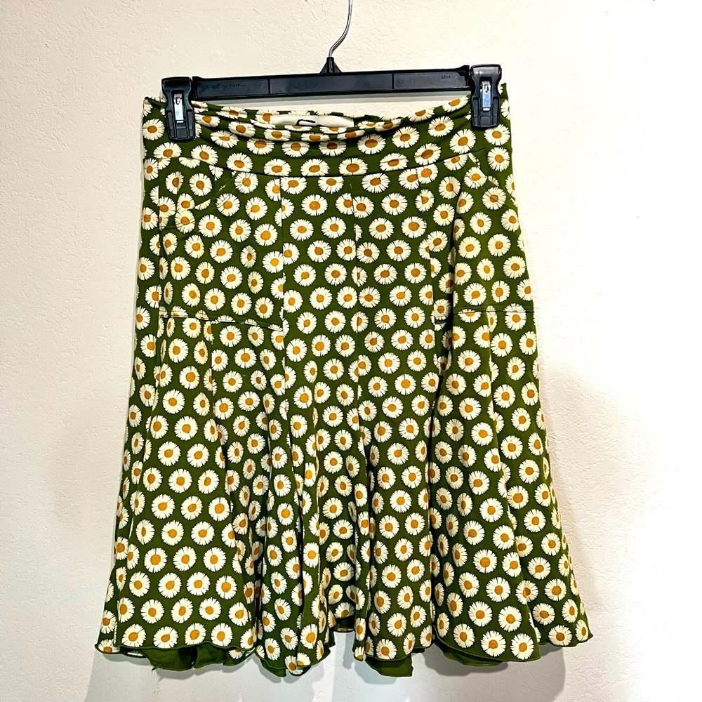 ANTHROPOLOGIE Flower Skirt